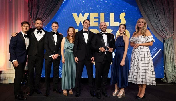Foreign Exchange team members on stage at the Euromoney awards ceremony.